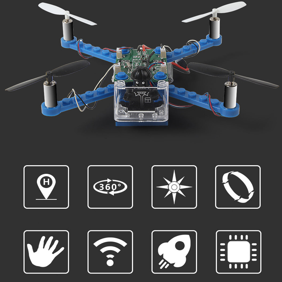 STEM DIY Drone Kit for Youth – Build, Fly, and Learn with Remote Control - Navarrete Furniture
