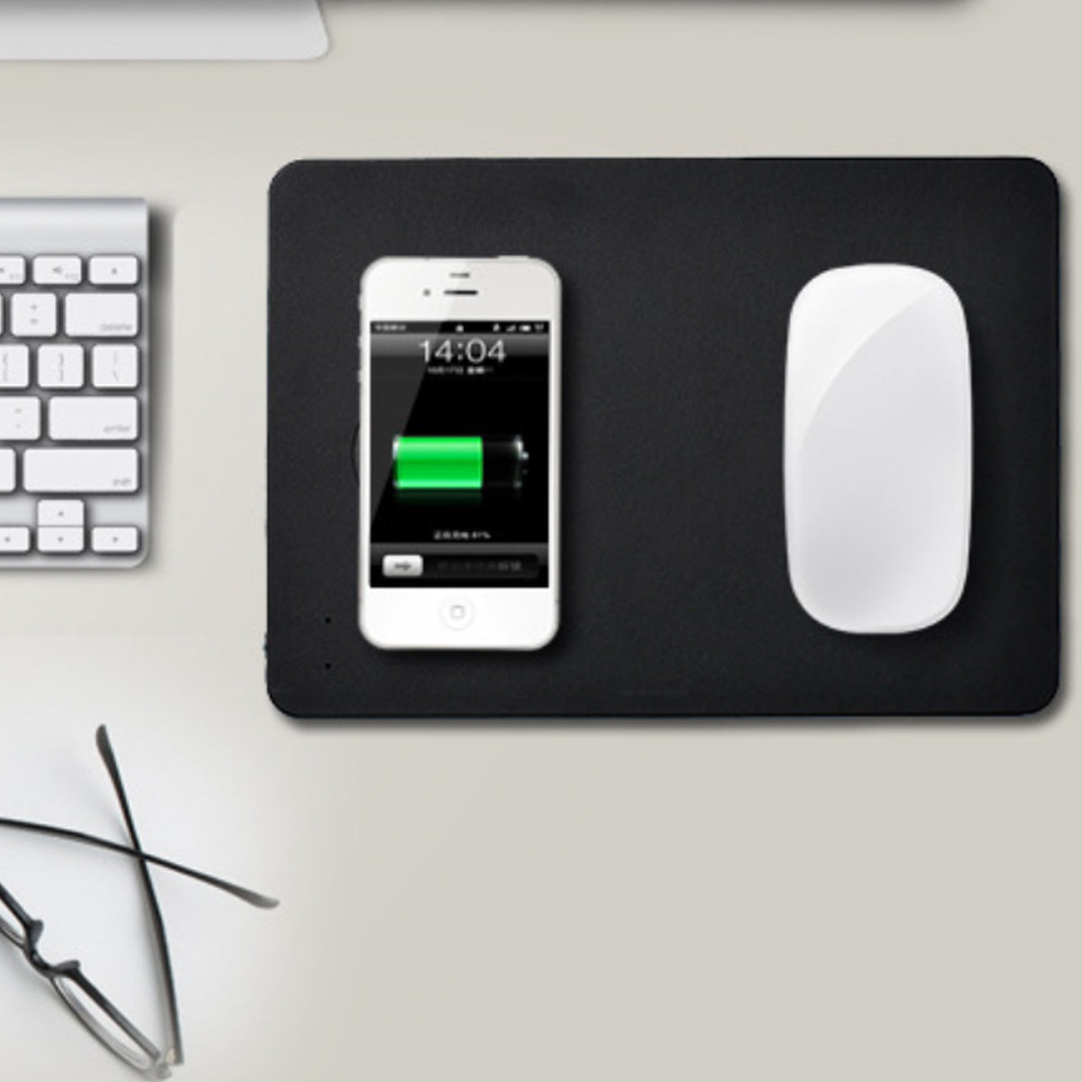 Wireless Charging Mouse Pad – 2-in-1 Qi Charger for iPhone & More - Navarrete Furniture