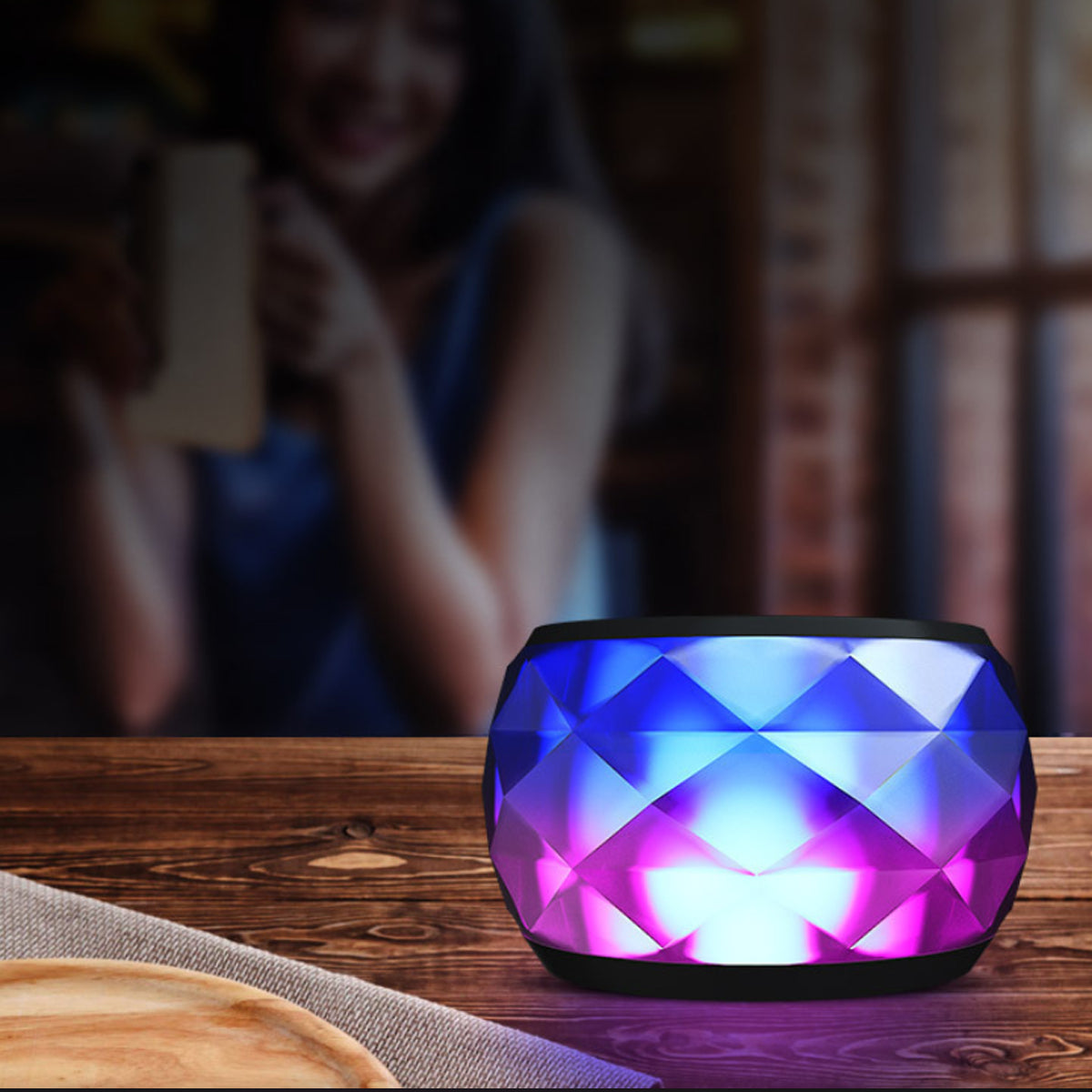 Candylight LED Stereo Bluetooth Mini Speaker – Portable MP4 Player