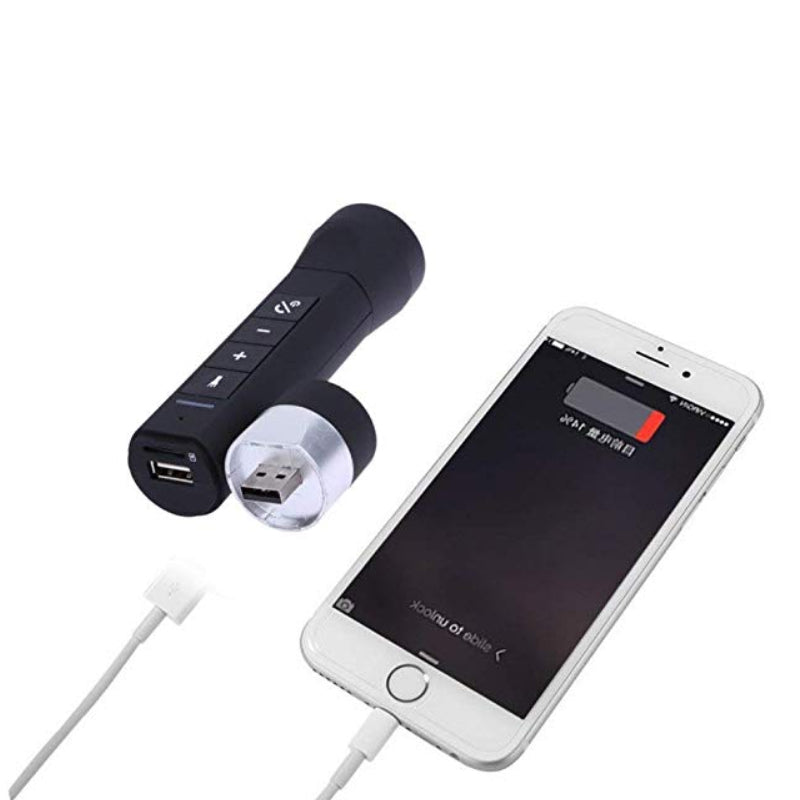 Ultimo Multimo 5-in-1 Bike Speaker – Bluetooth, MP3, Power Bank, LED Light - Navarrete Furniture