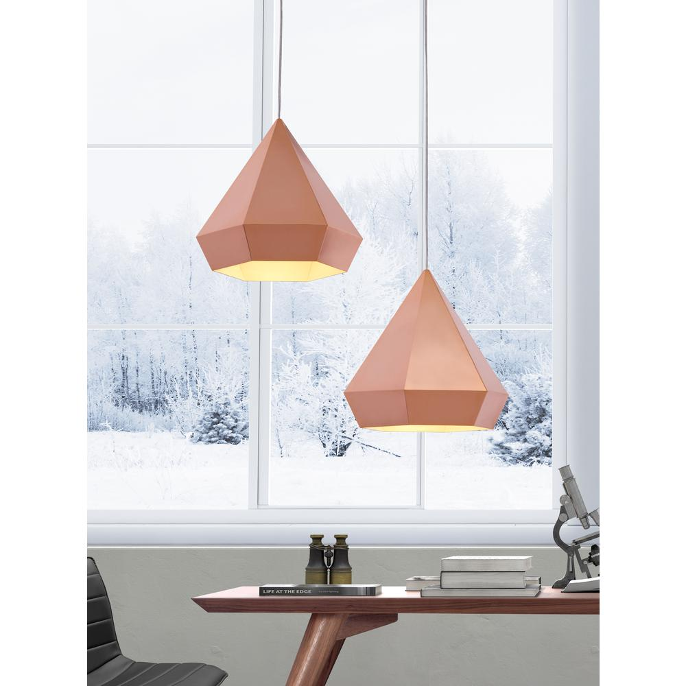 Forecast Ceiling Lamp Rose Gold - Elegant Pendant with Geometric Design - Navarrete Furniture