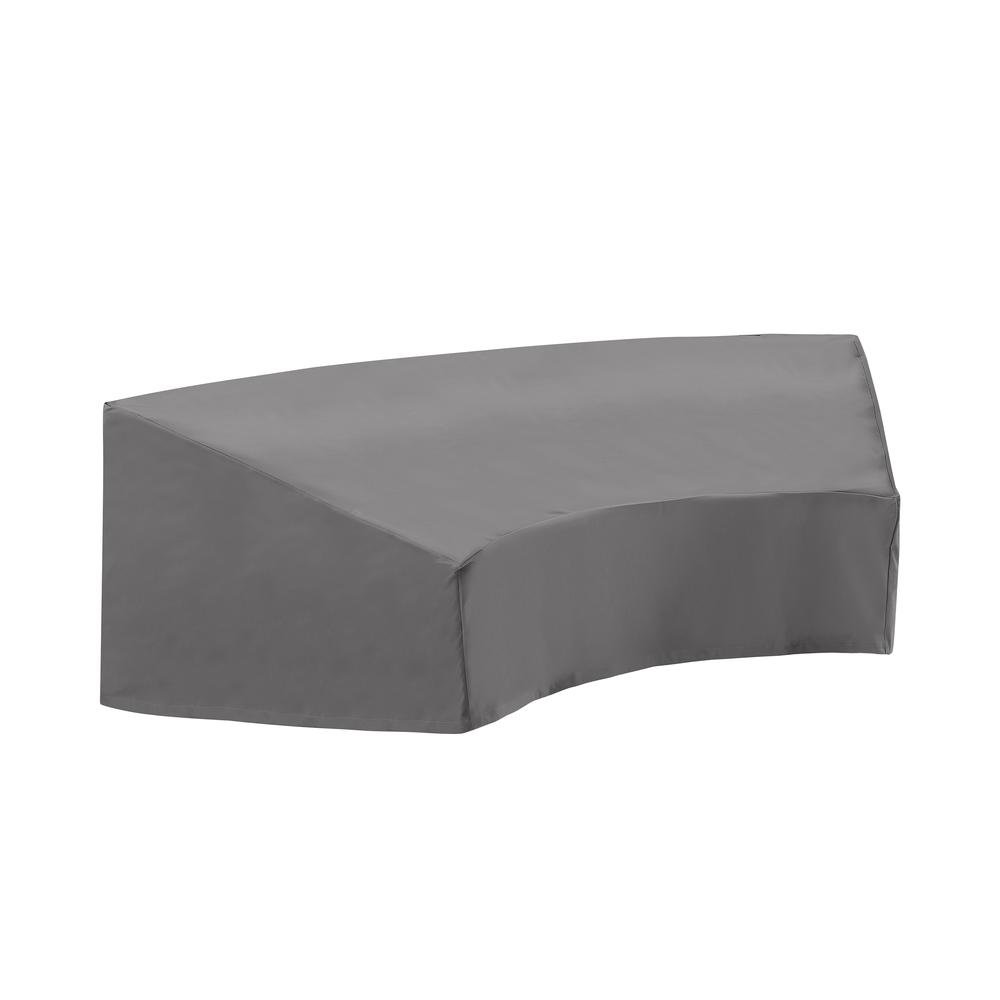 Gray Outdoor Round Sectional Furniture Cover - Ultimate Protection for Your Patio Set - Navarrete Furniture