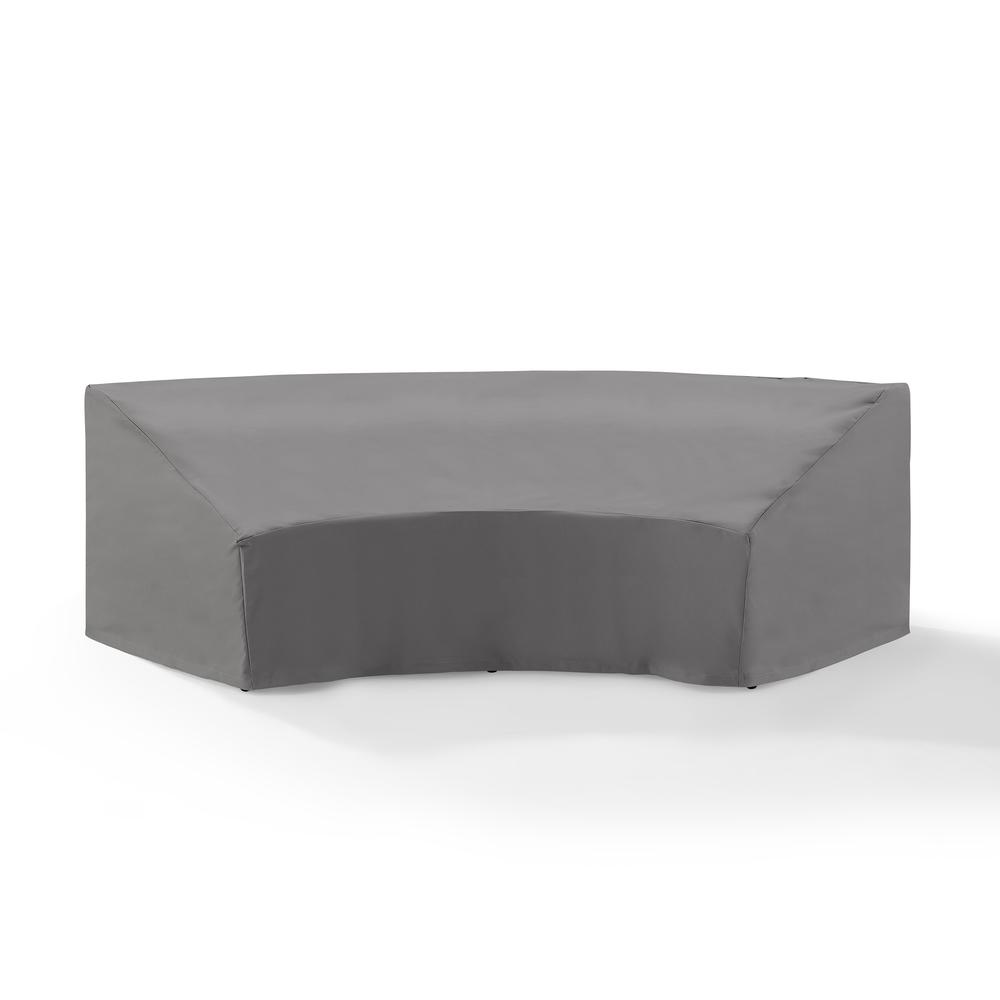 Gray Outdoor Round Sectional Furniture Cover - Ultimate Protection for Your Patio Set - Navarrete Furniture