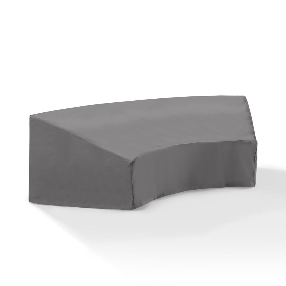 Gray Outdoor Round Sectional Furniture Cover - Ultimate Protection for Your Patio Set - Navarrete Furniture