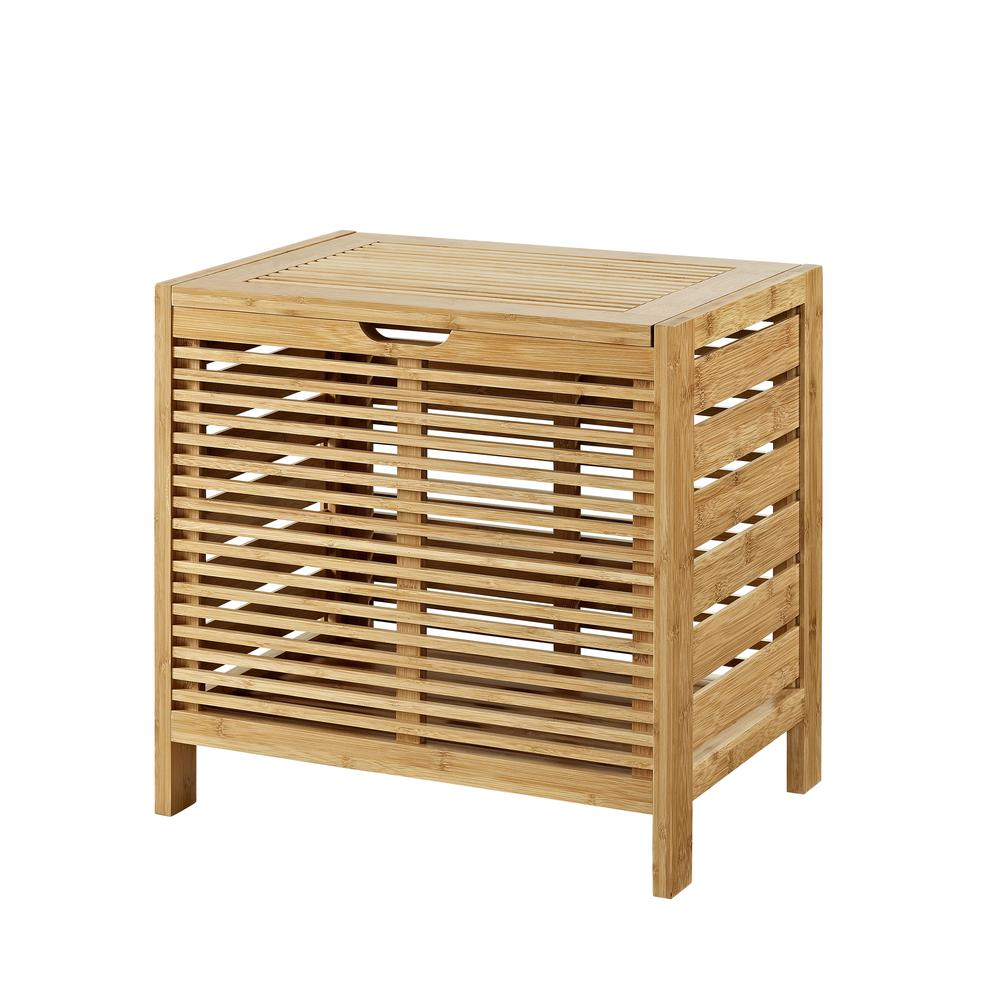 Bracken Bamboo Hamper - Keep Your Laundry Organized | Eco-Friendly Design - Navarrete Furniture