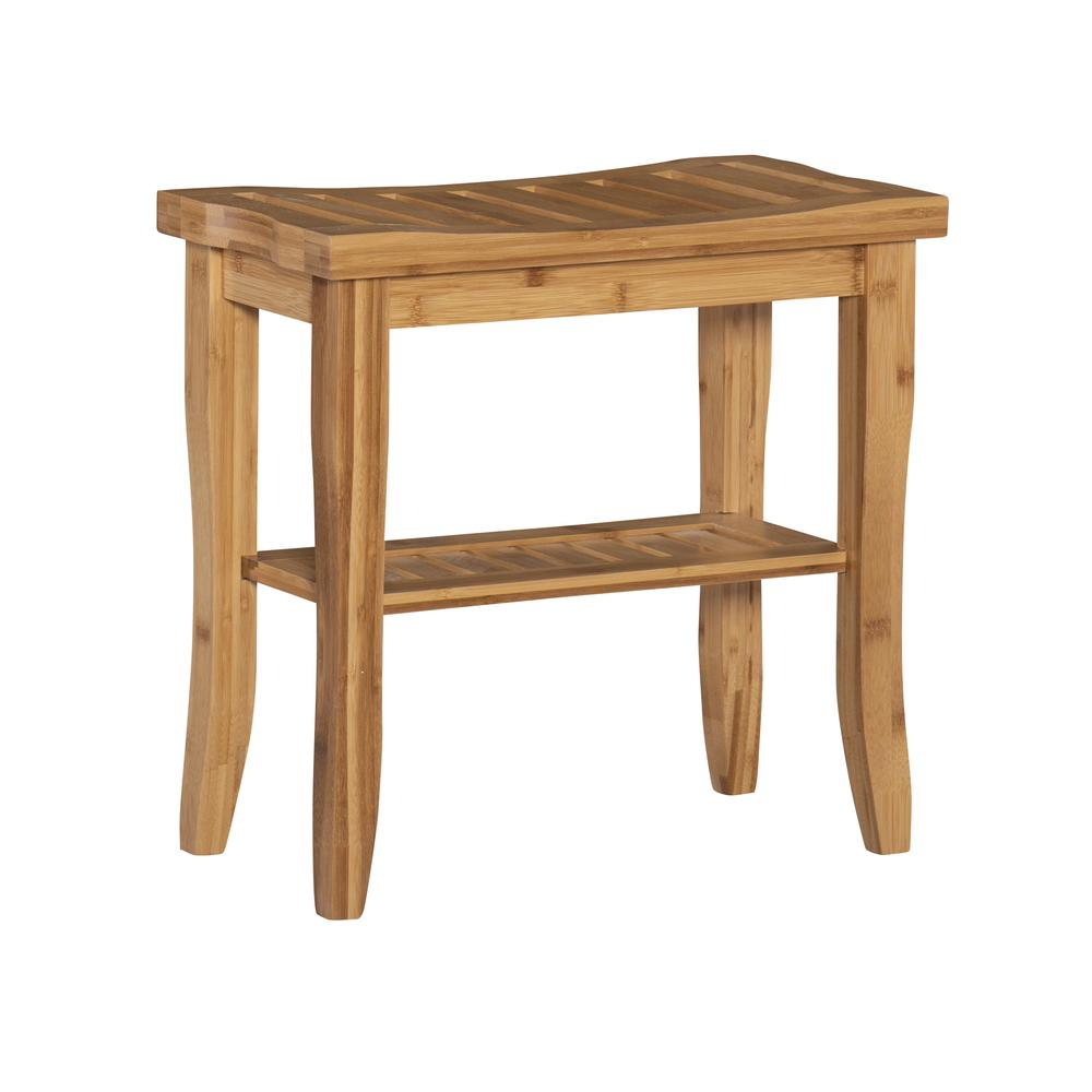 Bracken Bamboo Stool - Stylish and Durable Bathroom Accessory - Navarrete Furniture
