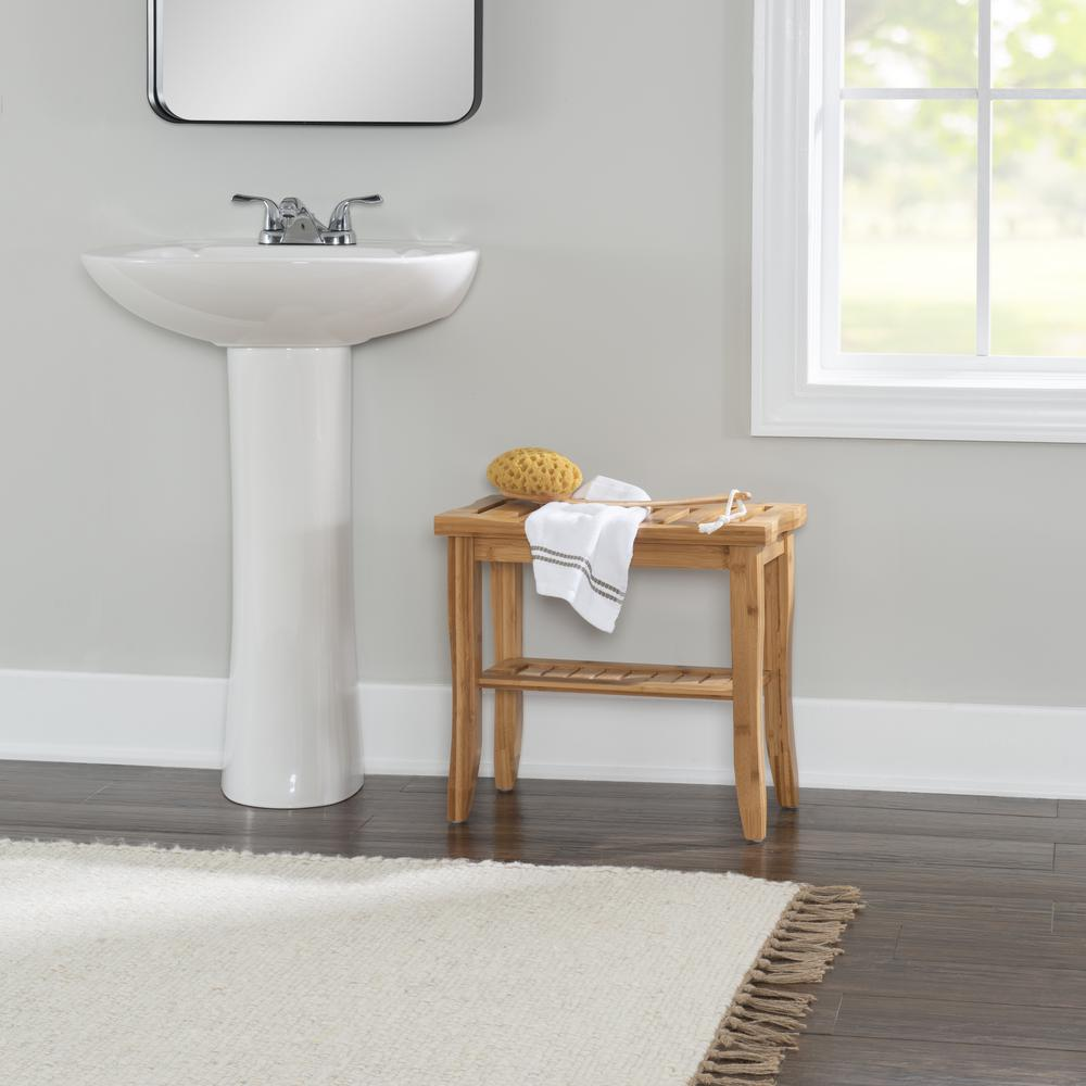 Bracken Bamboo Stool - Stylish and Durable Bathroom Accessory - Navarrete Furniture