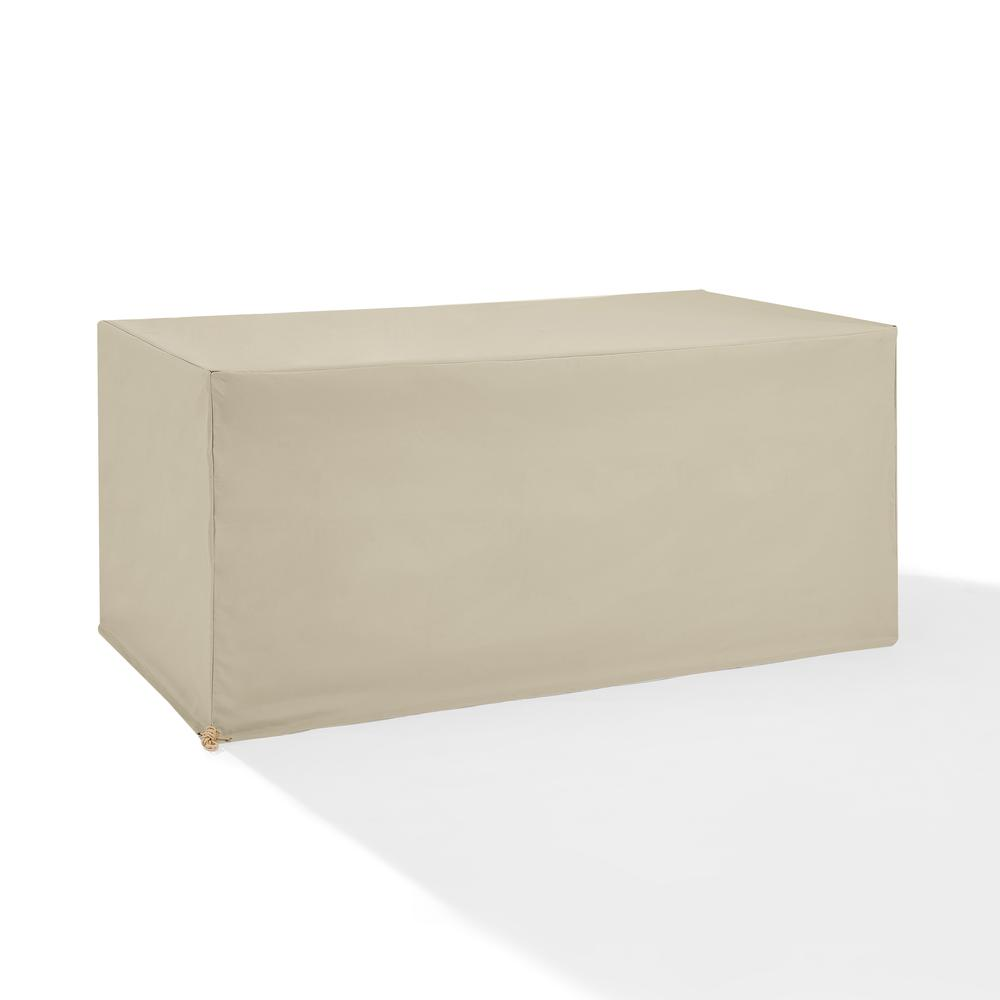 Universal Tan Vinyl Outdoor Dining Table Cover - Ultimate All-Weather Protection! π¦οΈπ½οΈπ - Navarrete Furniture