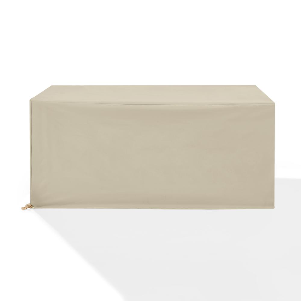 Universal Tan Vinyl Outdoor Dining Table Cover - Ultimate All-Weather Protection! π¦οΈπ½οΈπ - Navarrete Furniture