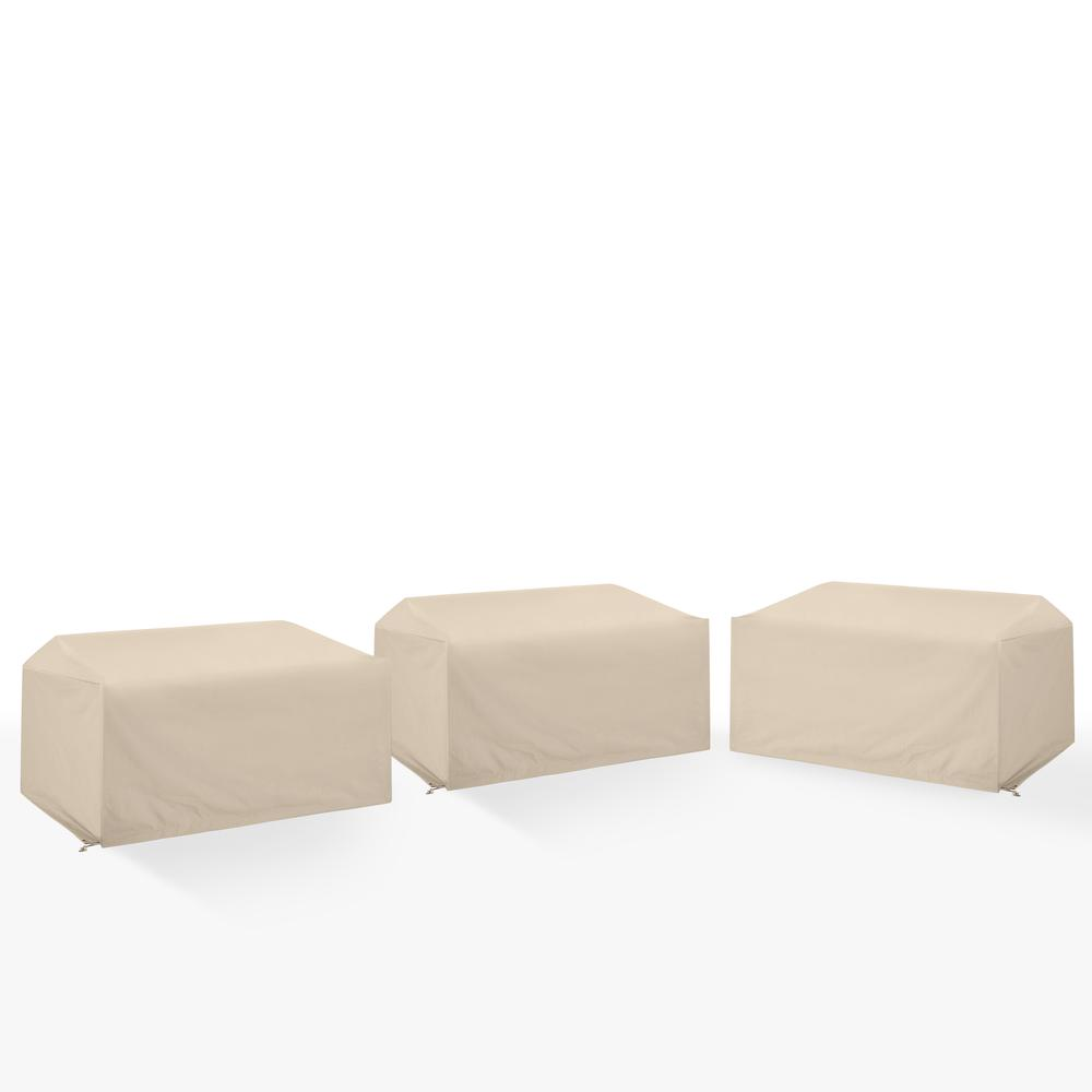 3pc Premium Outdoor Furniture Cover Set - Ultimate Protection for Your Patio Sectional - Navarrete Furniture