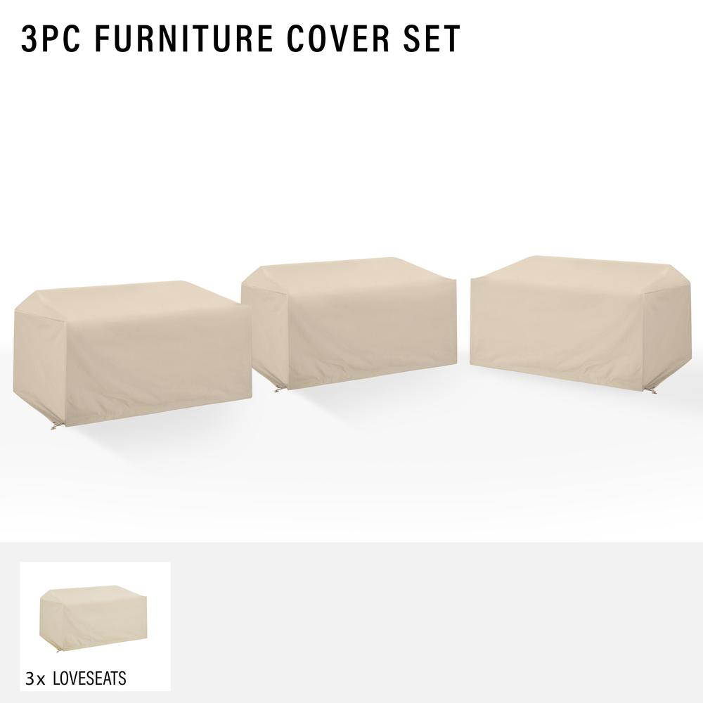 3pc Premium Outdoor Furniture Cover Set - Ultimate Protection for Your Patio Sectional - Navarrete Furniture