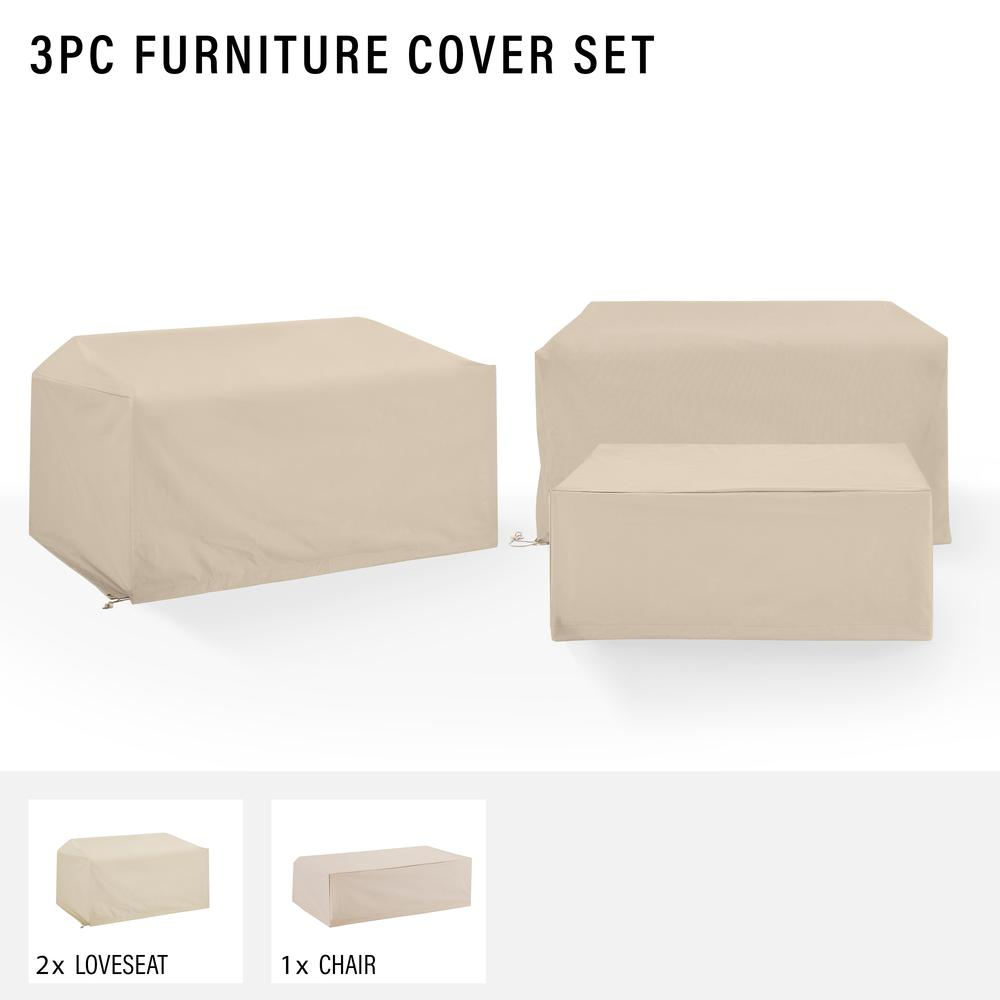 Shield Your Patio Elegance with Our 3pc Universal Outdoor Furniture Cover Set - Navarrete Furniture