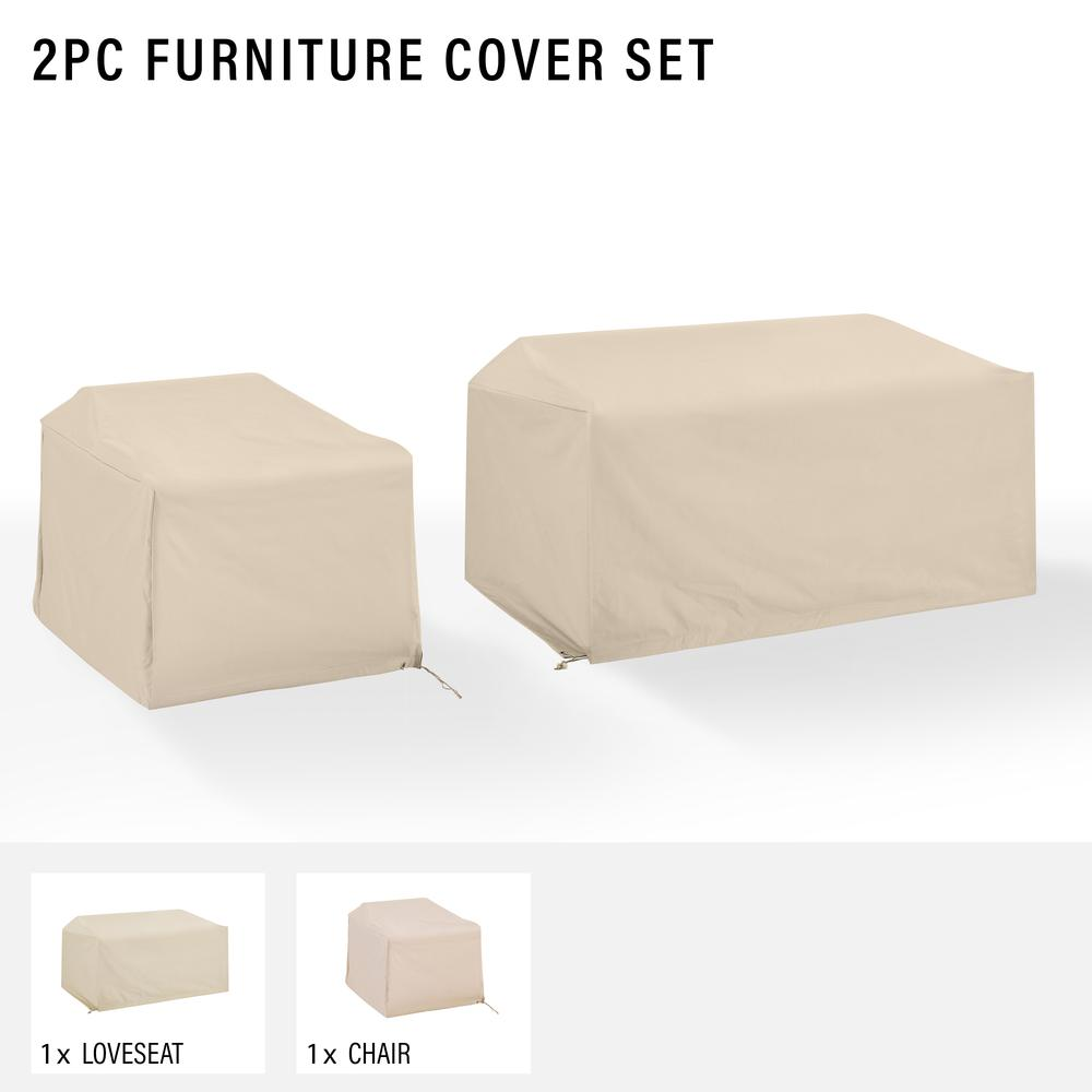 2pc Essential Outdoor Furniture Cover Set - Ultimate Protection for Your Patio Chairs and Loveseats - Navarrete Furniture