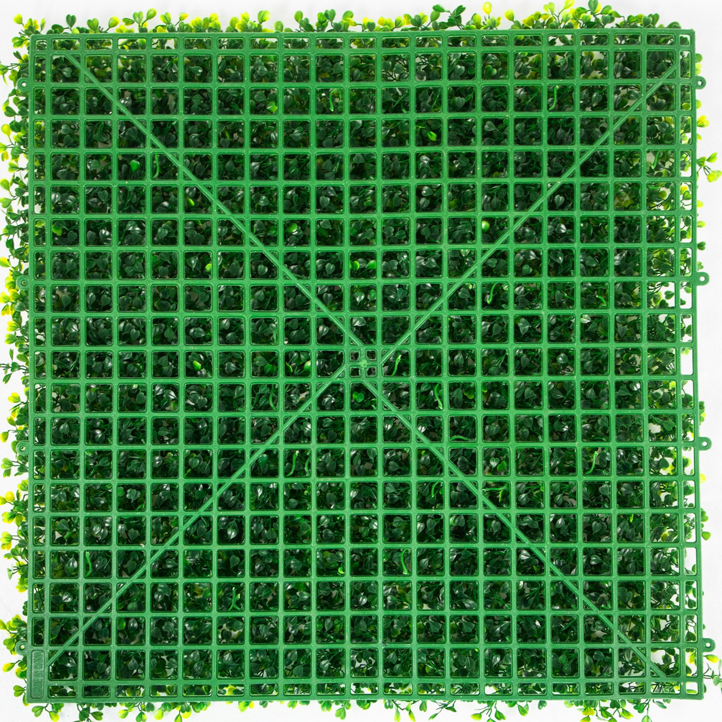 VEVOR Artificial Boxwood Panels, 16 PCS 20"x20" Boxwood Hedge Wall Panels, PE Artificial Grass Backdrop Wall 1.6", Privacy Hedge Screen for Decoration of Outdoor, Indoor, Garden, Fence, and Backyard - Navarrete Furniture