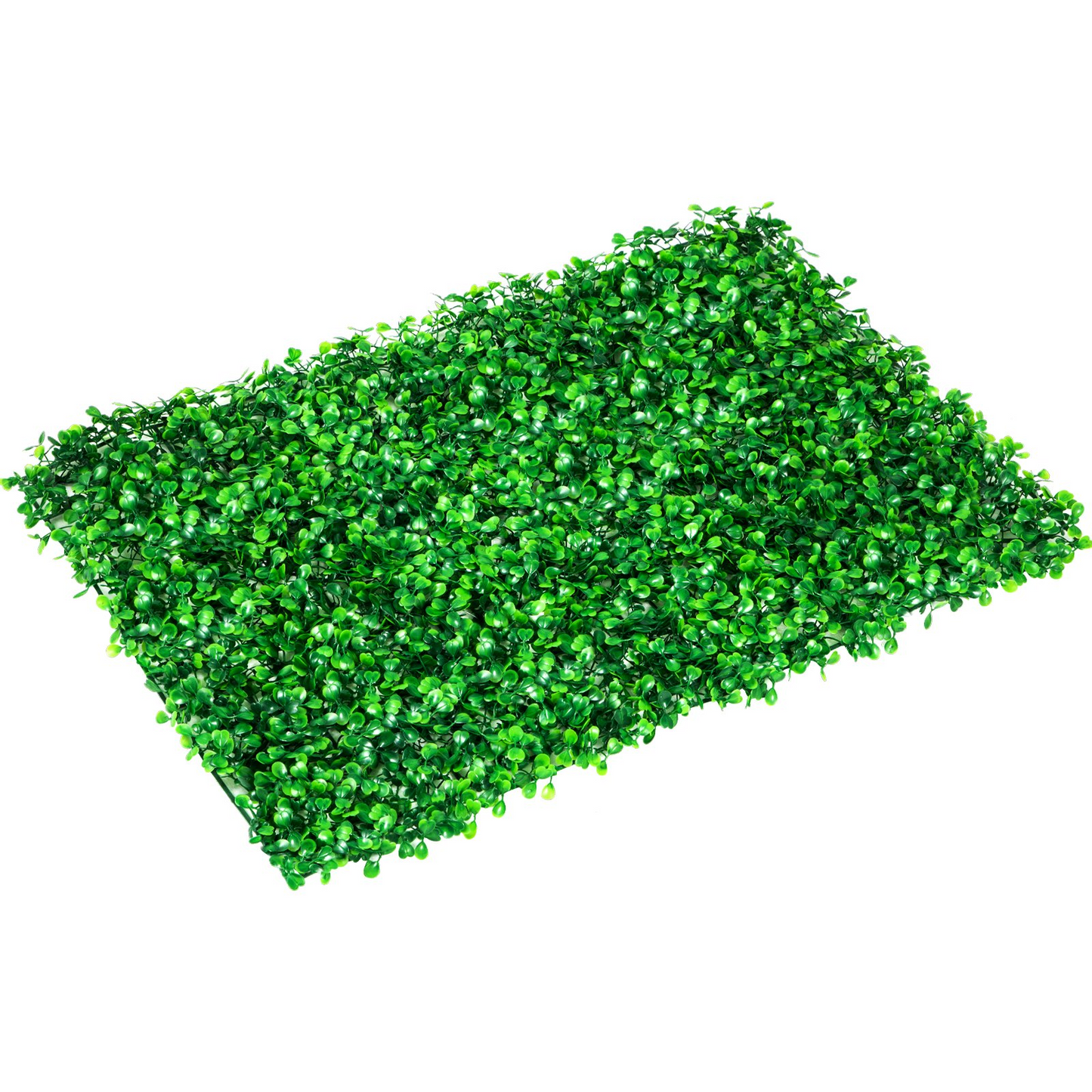 VEVOR Artificial Boxwood Panel UV 4pcs Boxwood Hedge Wall Panels Artificial Grass Backdrop Wall 24X16" 4 cm Green Grass Wall Fake Hedge for Decor Privacy Fence Indoor Outdoor Garden Backyard - Navarrete Furniture