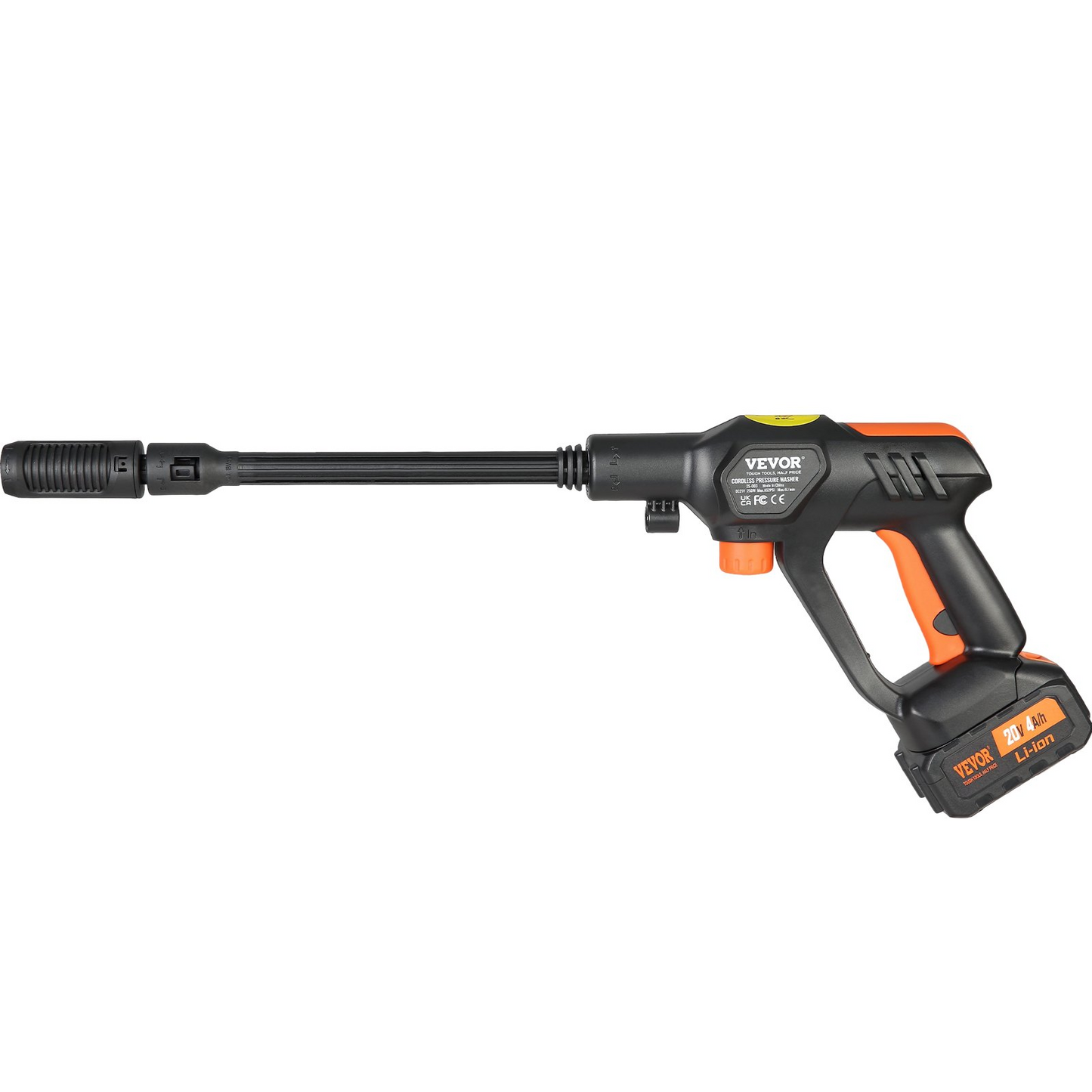 VEVOR 652-PSI Cordless Pressure Washer Gun, 1.1 GPM, Handheld Power Cleaner - Navarrete Furniture