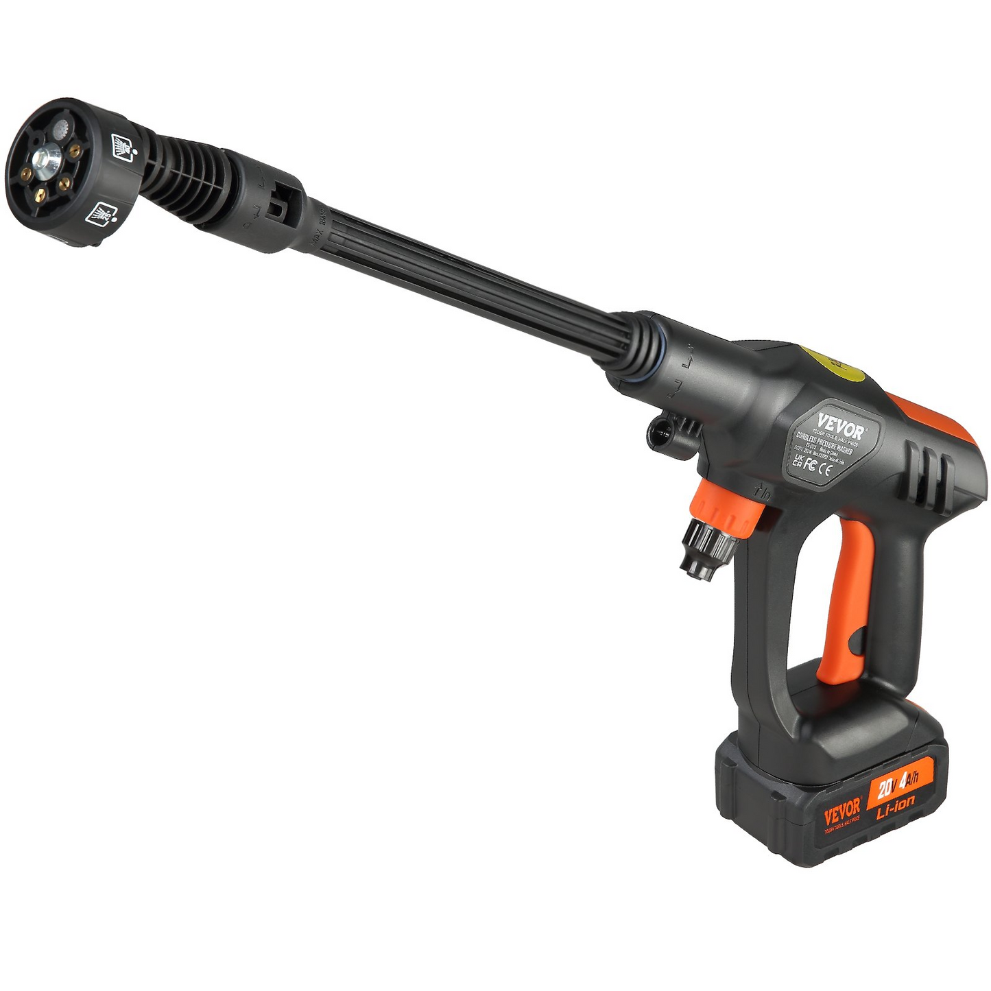 VEVOR 652-PSI Cordless Pressure Washer Gun, 1.1 GPM, Handheld Power Cleaner - Navarrete Furniture