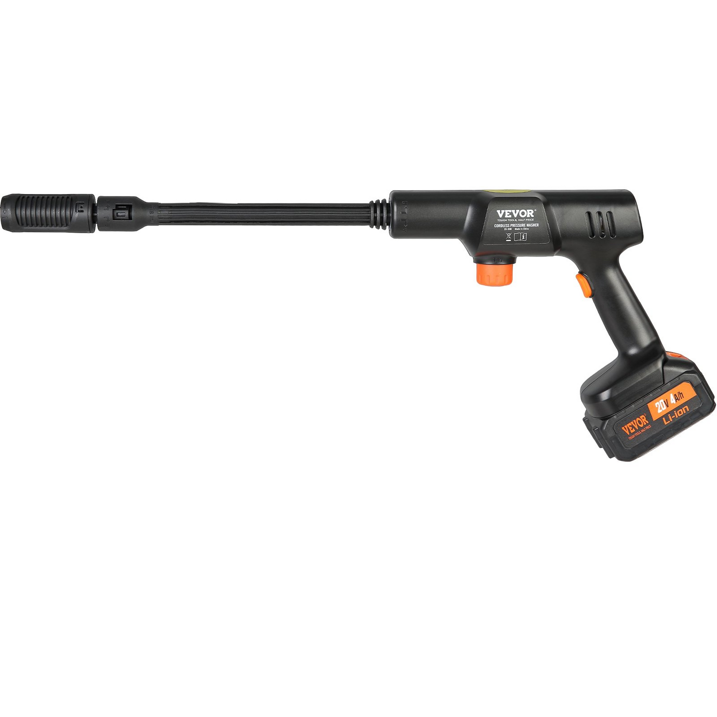 VEVOR Cordless Pressure Washer – 652-PSI, Portable Power Cleaner with 6-in-1 Nozzle - Navarrete Furniture