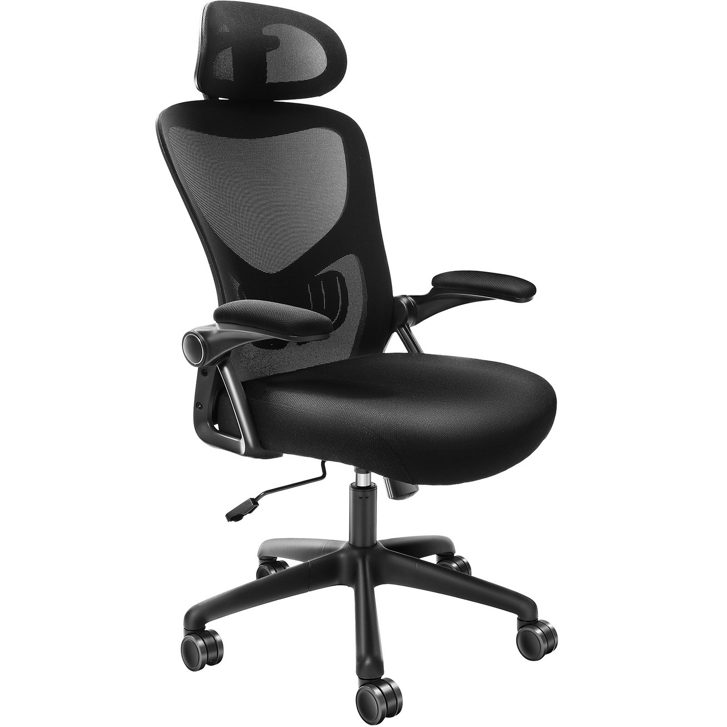 VEVOR Office Chair with Adjustable Lumbar Support, High Back Ergonomic Desk Chair with Adjustable Headrest, Ergonomic Office Chair Backrest with 2D Armrest, Computer Chair for Home, Office - Navarrete Furniture