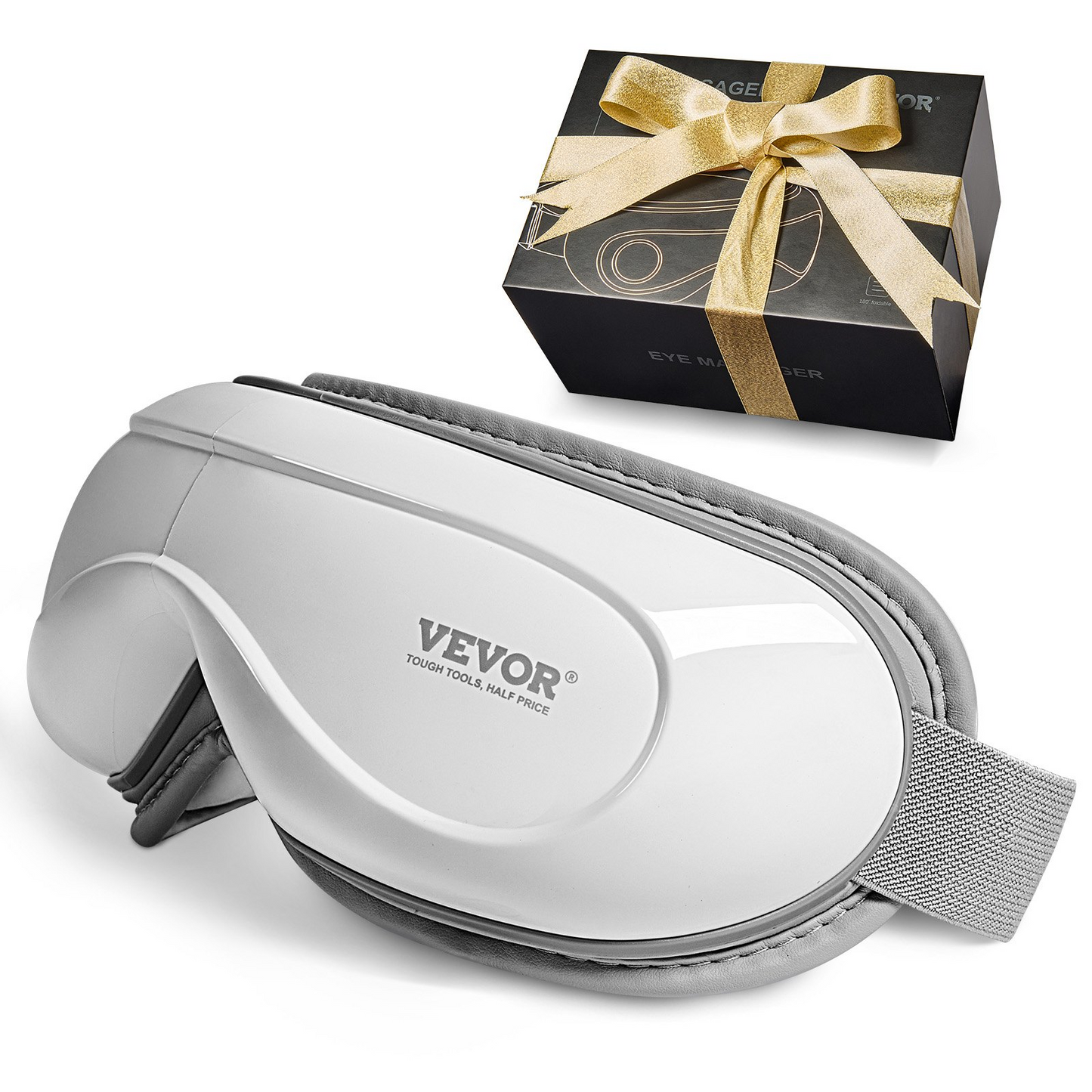 VEVOR Heated Eye Massager Eye Care Device 5 Modes Bluetooth Music 180° Foldable - Navarrete Furniture