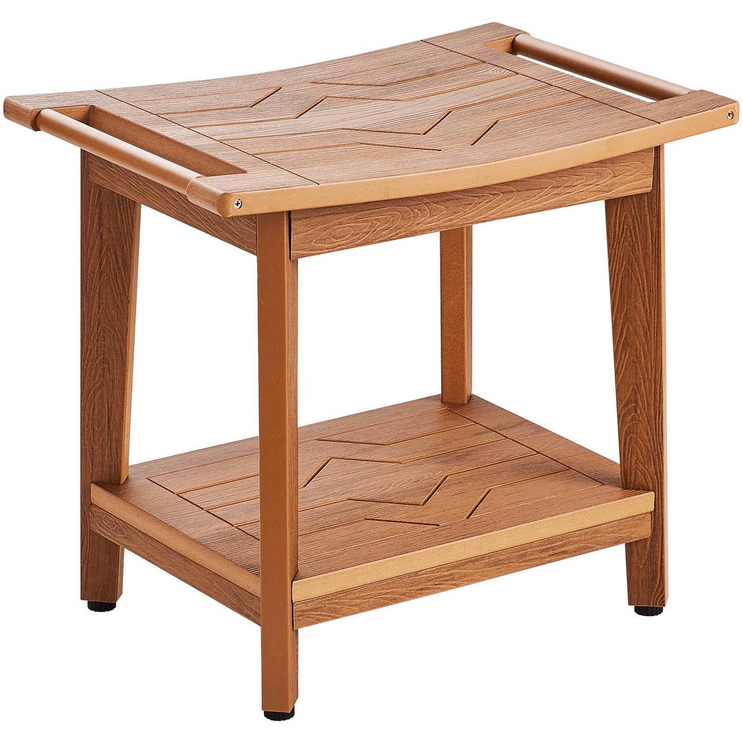 VEVOR Poly Lumber Shower Bench 21 x 14 x 18.5 in Shower Stool Chair for Bathroom - Navarrete Furniture