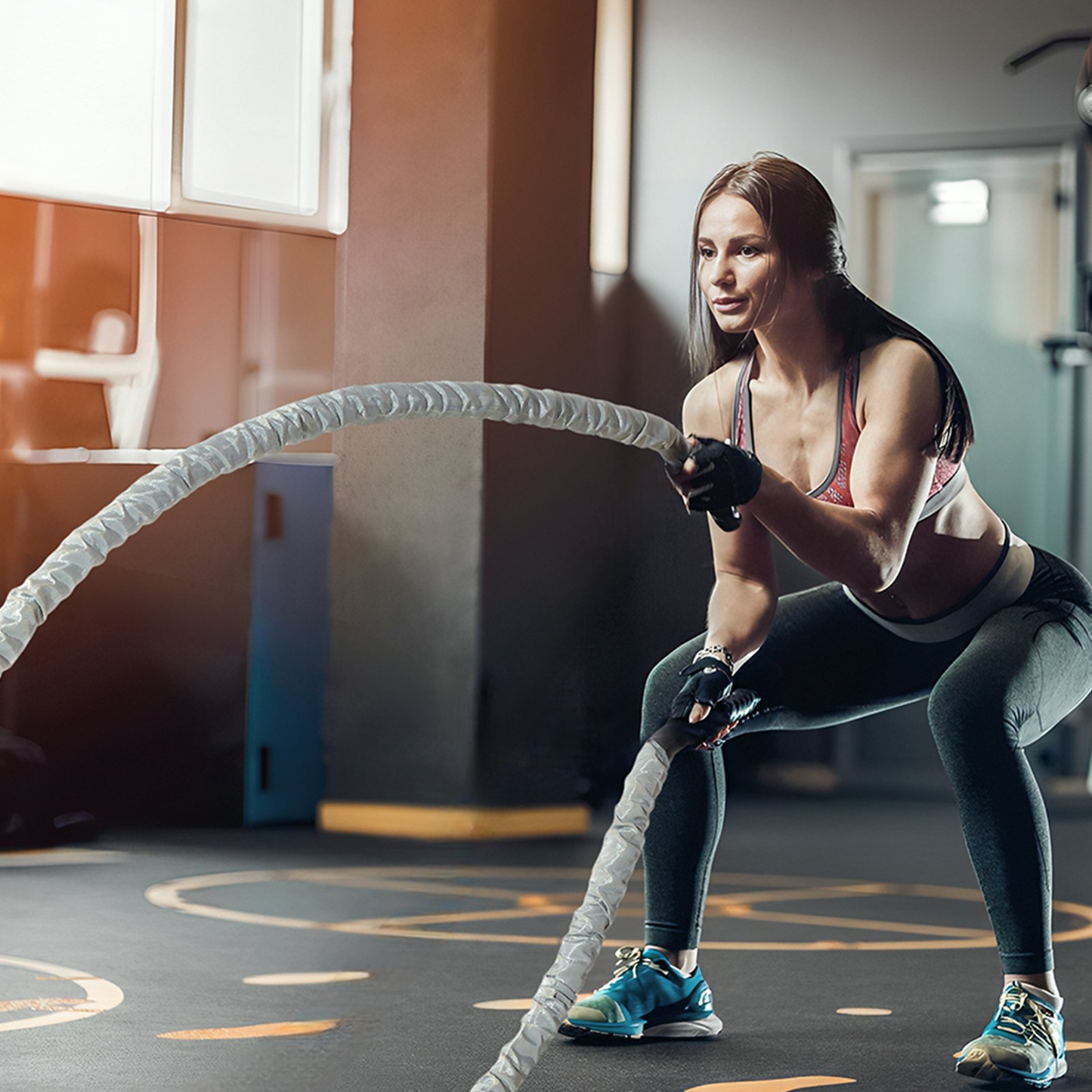 VEVOR Battle Rope 1.5" 30Ft Gym Workout Strength Training Exercise Fitness Rope - Navarrete Furniture