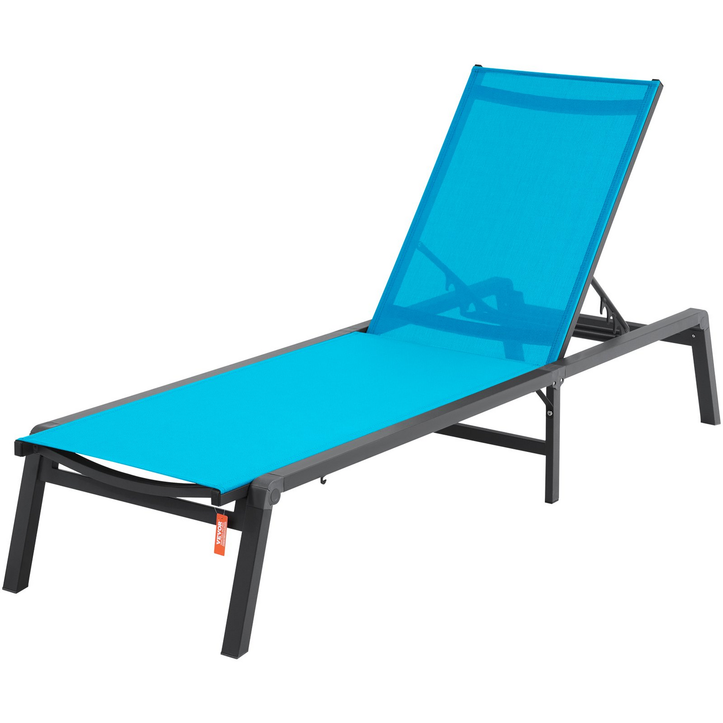 VEVOR Chaise Lounge Chair Outdoor Patio Lounge Chair with Adjustable 5-Position - Navarrete Furniture