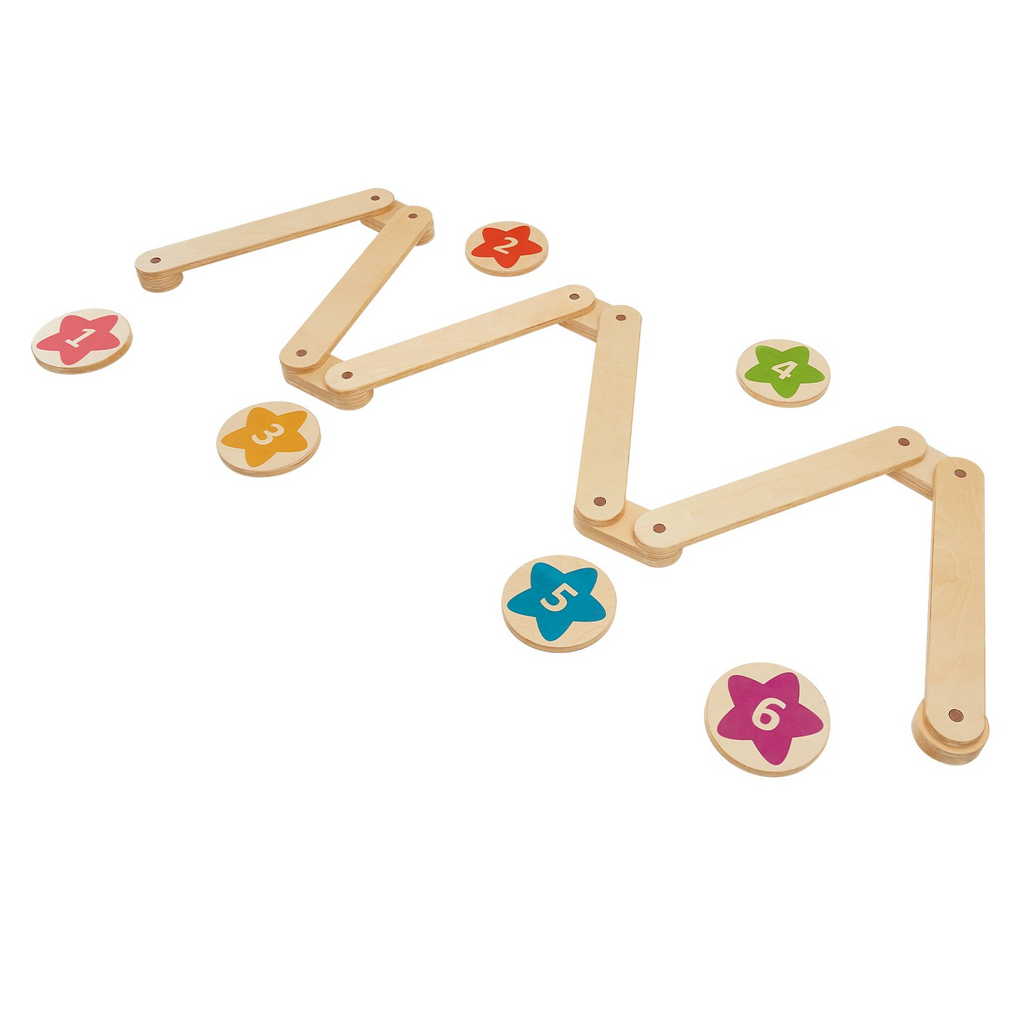 VEVOR Kids Balance Beam Stepping Stones Gymnastics Children Balance Board 6 PCS - Navarrete Furniture