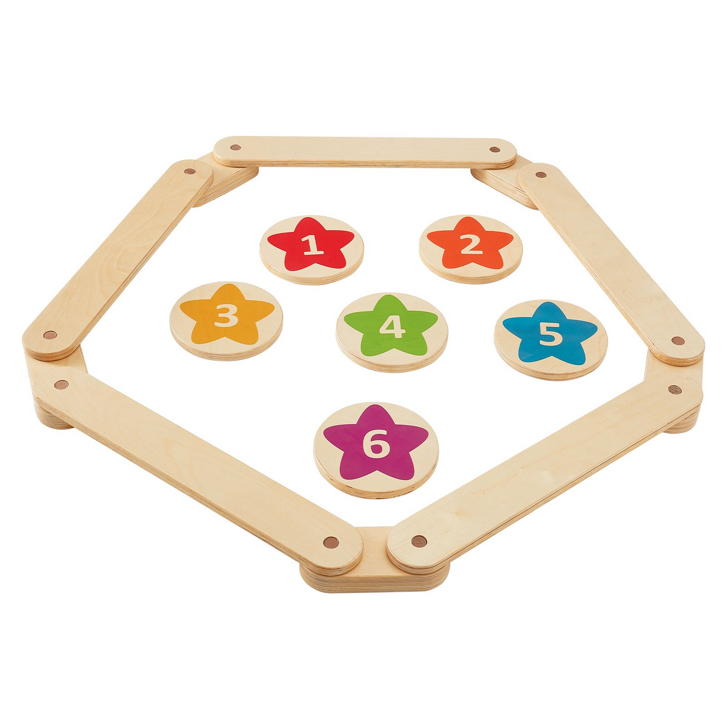 VEVOR Kids Balance Beam Stepping Stones Gymnastics Children Balance Board 6 PCS - Navarrete Furniture