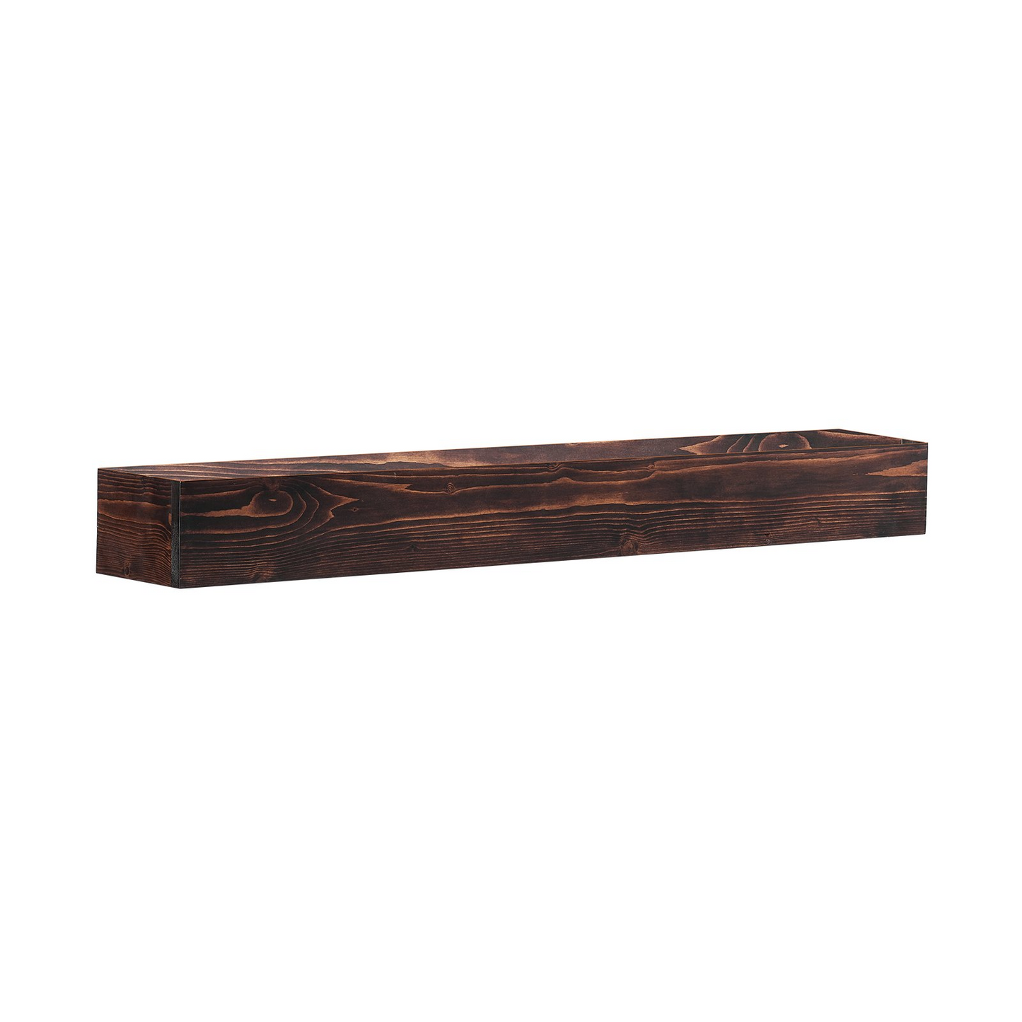 VEVOR Fireplace Mantel Wood Shelf Floating Rustic Fireplace Mantel 48" Brown - Navarrete Furniture