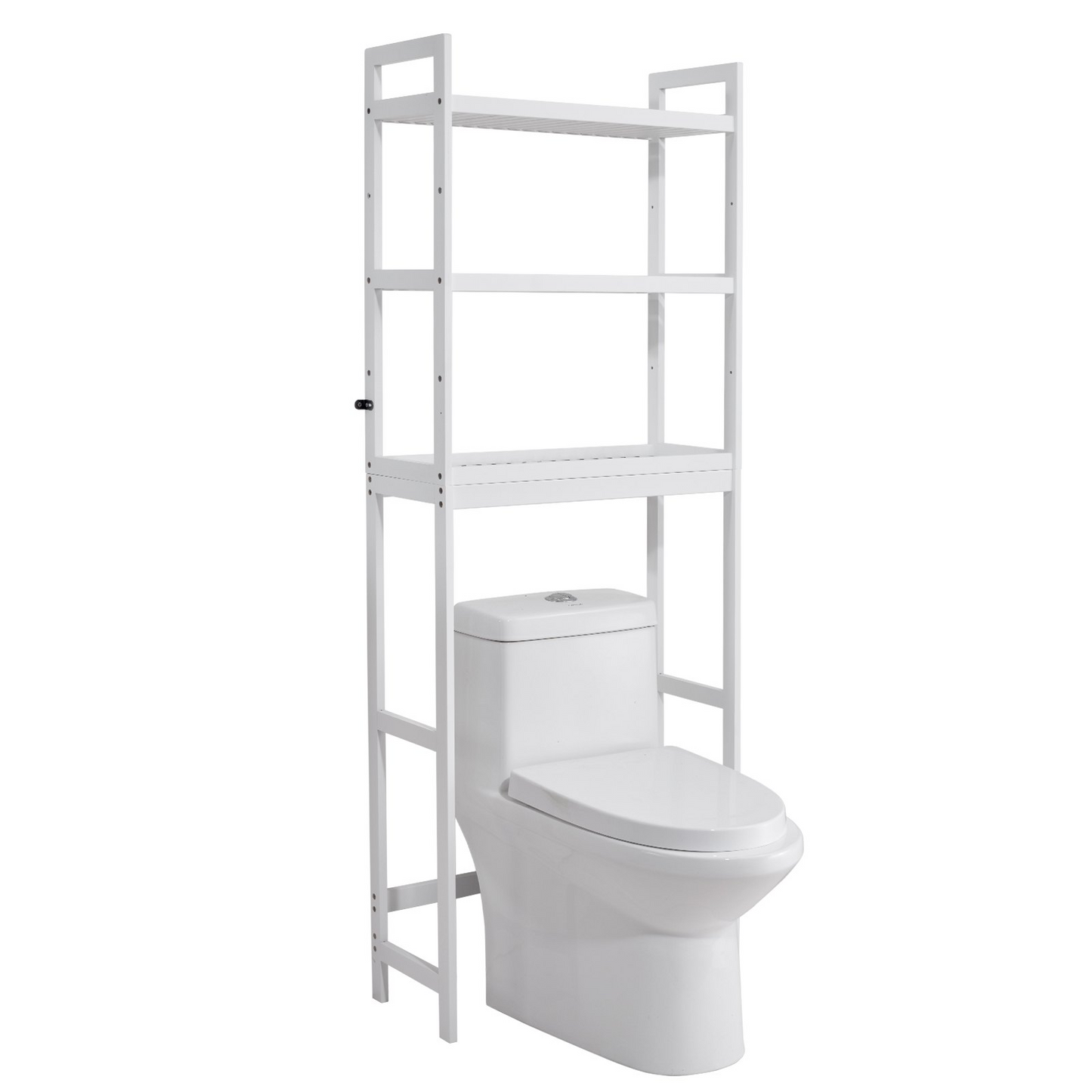 VEVOR Over the Toilet Storage 3-Tier Bathroom Shelf Rack Space Saver Organizer - Navarrete Furniture