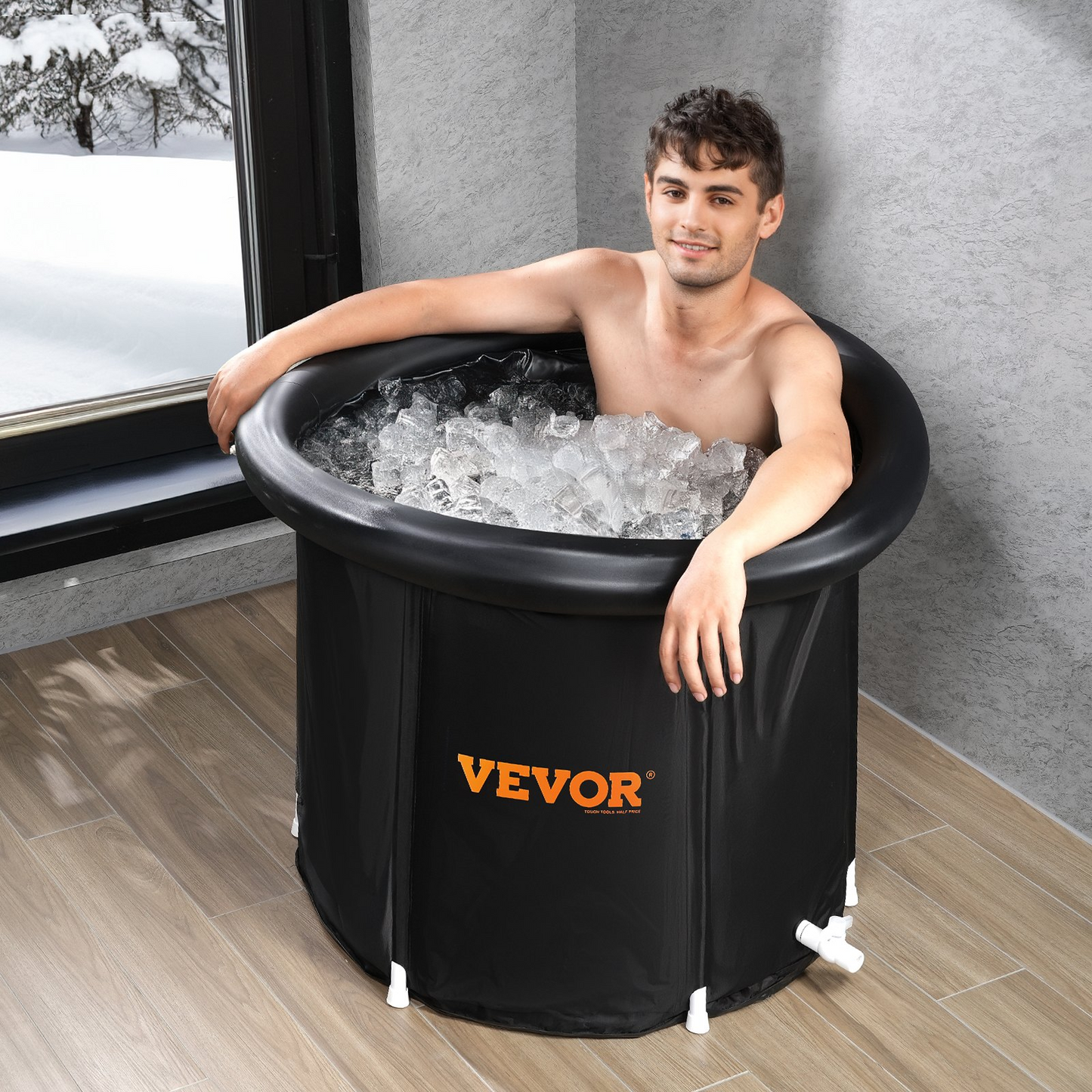 VEVOR Ice Bath Tub for Athlete Cold Water Therapy Plunge Tub Inflatable Bathtub - Navarrete Furniture