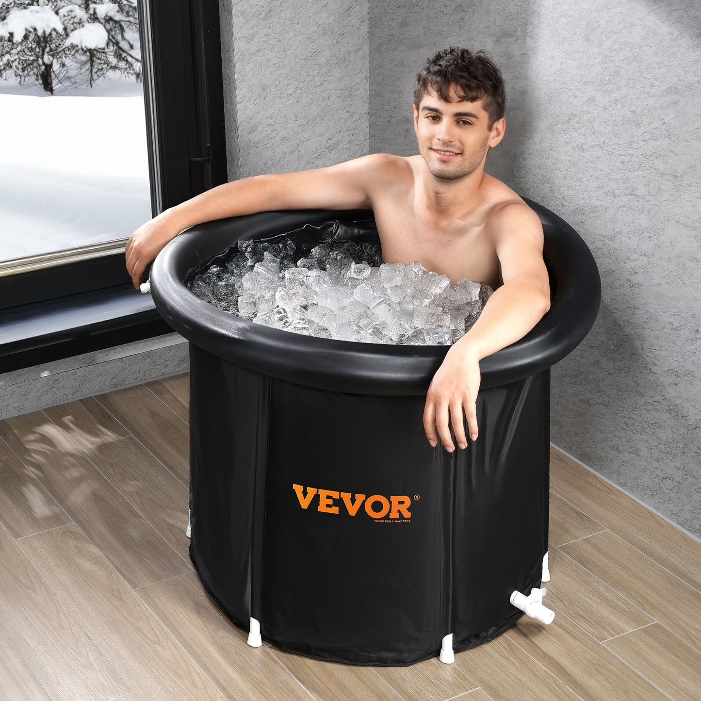 VEVOR Ice Bath Tub for Athlete Cold Water Therapy Plunge Tub Inflatable Bathtub - Navarrete Furniture