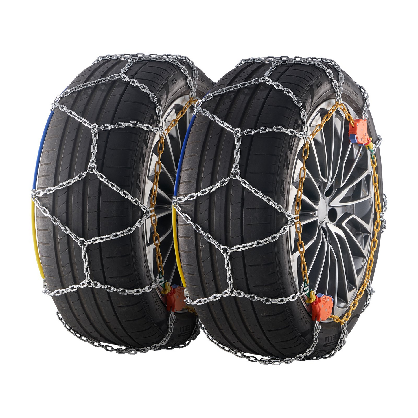 VEVOR Auto Tightening Snow Chains Diamond Mesh Anti-slip Traction Wheel Chains - Navarrete Furniture