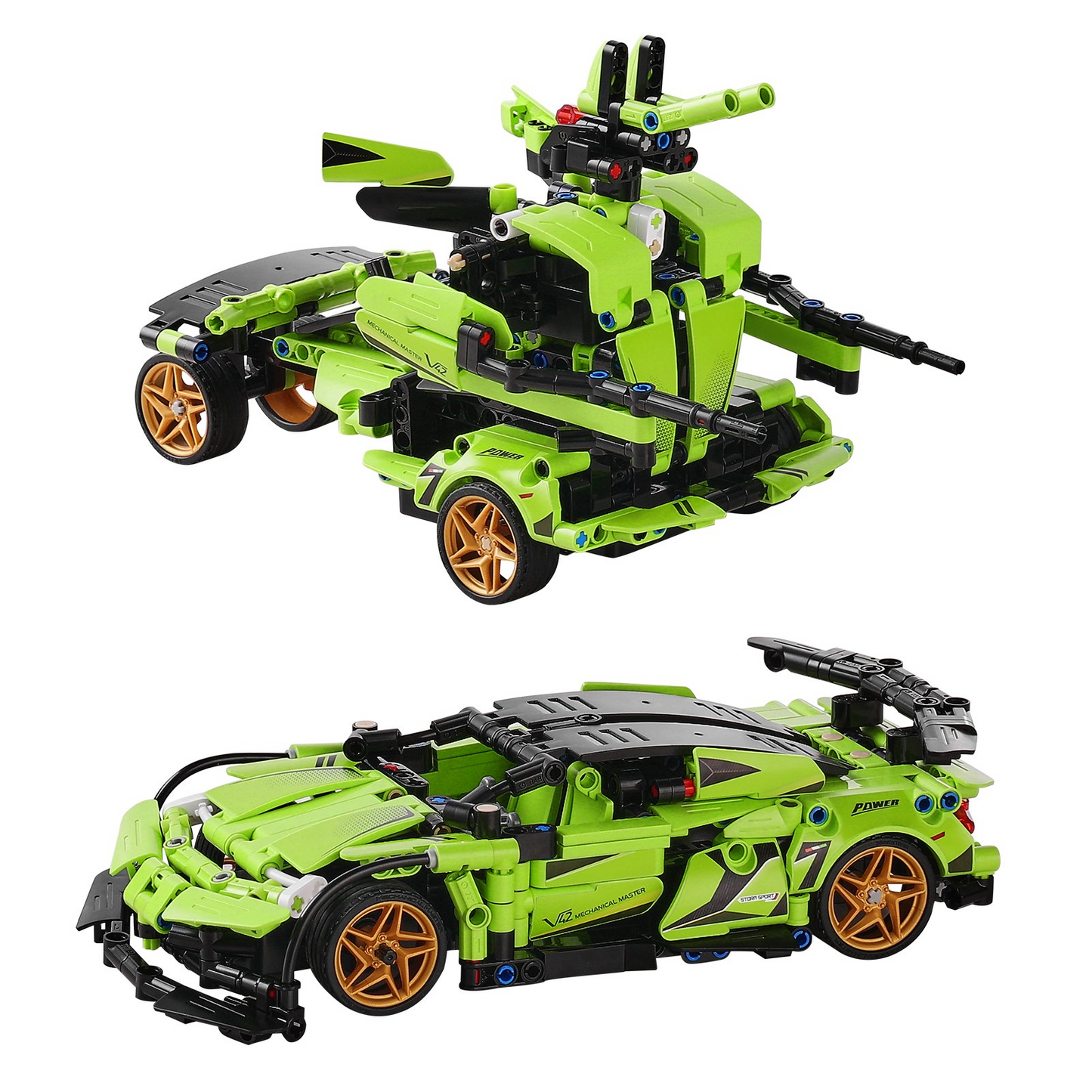 VEVOR STEM Building Toys for Kids 2 in 1 App & Remote Control Car/Robot 461 PCS - Navarrete Furniture