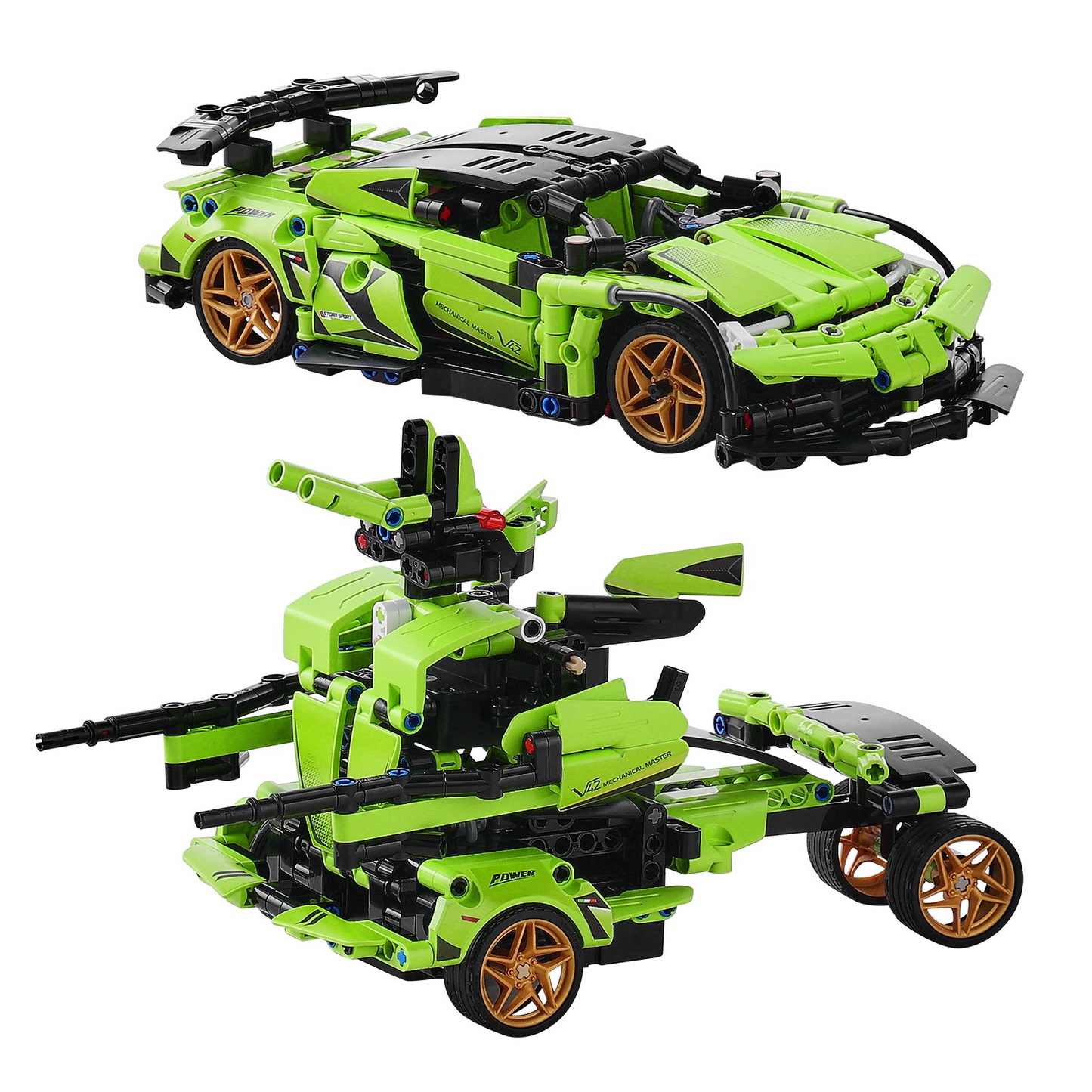 VEVOR STEM Building Toys for Kids 2 in 1 App & Remote Control Car/Robot 461 PCS - Navarrete Furniture