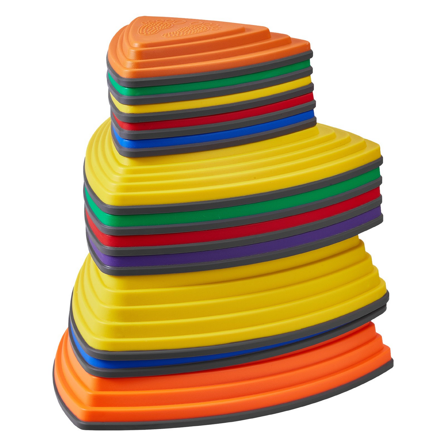 VEVOR Kids Balance Stepping Stones Sensory Obstacle Course 12 PCS Outdoor Indoor - Navarrete Furniture