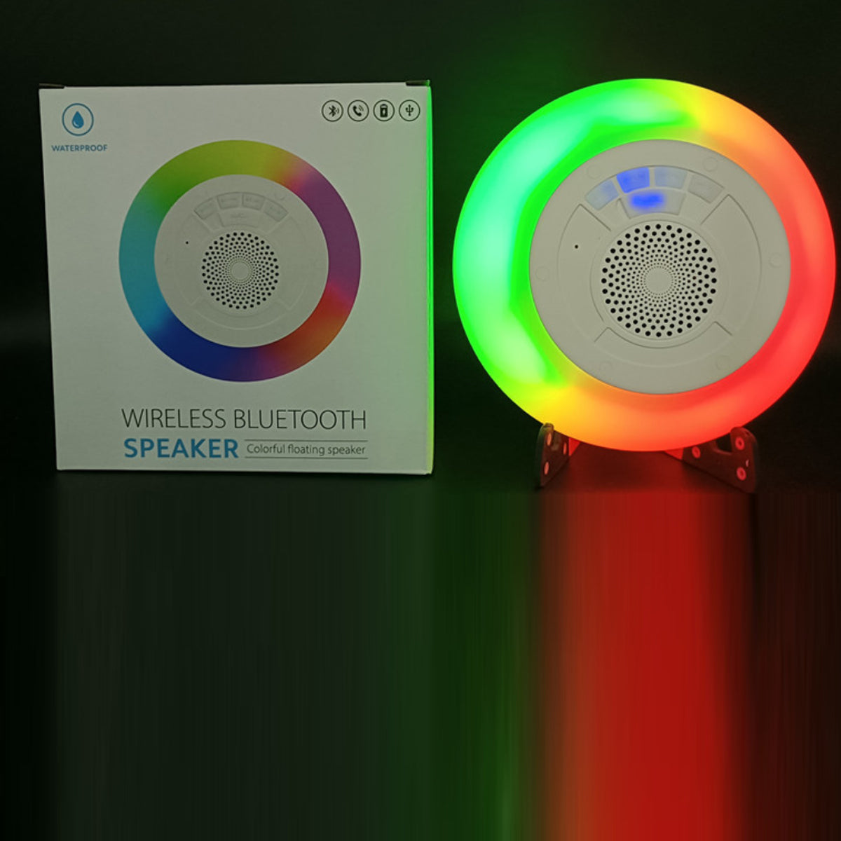 Flotilla Bluetooth Floating Speaker – Waterproof, LED, & Dual Pairing