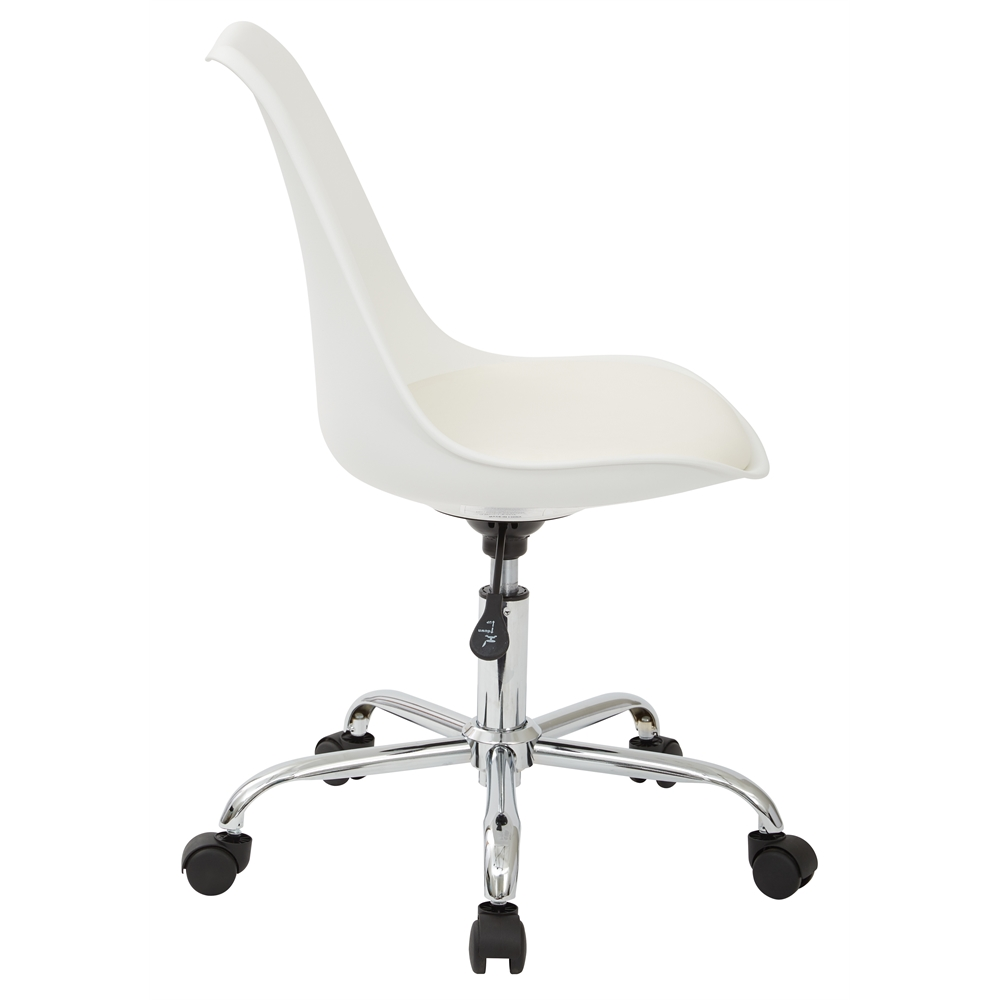 Emerson Student Office Chair - Modern Design, Comfortable Cushion, Adjustable Height - Navarrete Furniture
