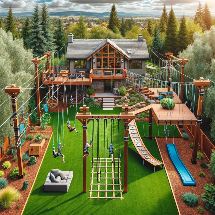 Zip Lines and Kids Ninja Course