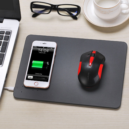 Wireless Charging Mouse Pad – 2-in-1 Qi Charger for iPhone & More - Navarrete Furniture