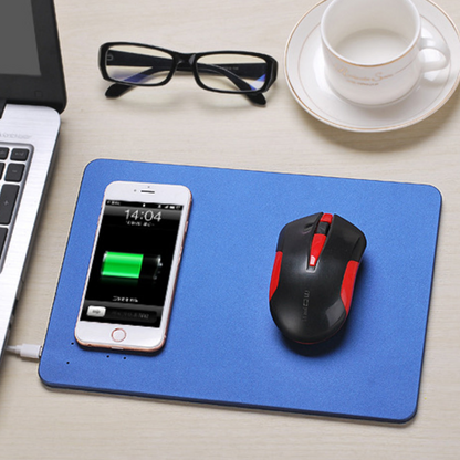 Wireless Charging Mouse Pad – 2-in-1 Qi Charger for iPhone & More - Navarrete Furniture