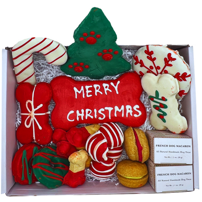 Christmas Themed Dog Treats Gift Box