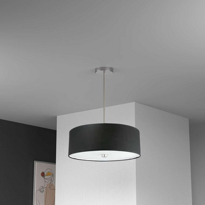 4LT Incandescent Pendant SC, Black Shade - Modern Lighting for a Fashionable Home Decor