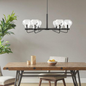 510 Design Devon 6-Light Modern Chandelier with Bowl-Shaped Shades - Enhance Your Interior