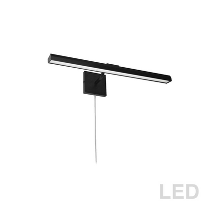 30W Picture Light, MB, Frosted Glass - Sleek and Elegant Lighting for Artworks