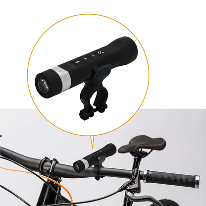 Ultimo Multimo 5-in-1 Bike Speaker – Bluetooth, MP3, Power Bank, LED Light - Navarrete Furniture