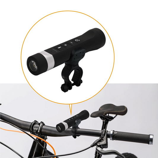 Ultimo Multimo 5-in-1 Bike Speaker – Bluetooth, MP3, Power Bank, LED Light - Navarrete Furniture