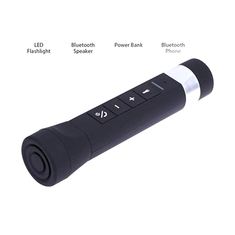 Ultimo Multimo 5-in-1 Bike Speaker – Bluetooth, MP3, Power Bank, LED Light - Navarrete Furniture