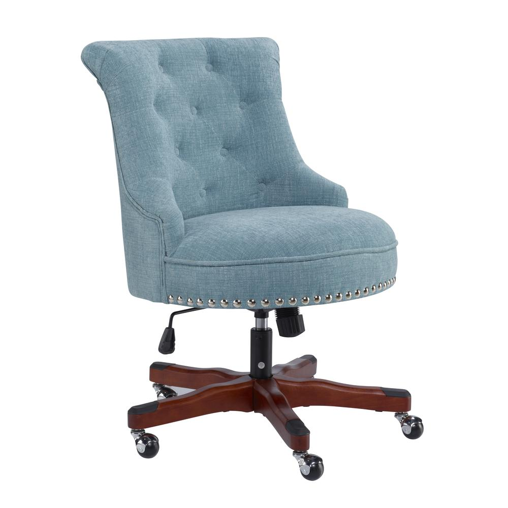 Sinclair Office Chair, Aqua - Stylish and Comfortable